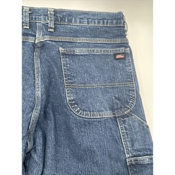 Genuine Dickies Denim Jeans Mens Size 36x34‎ C491 - Picture 9 of 10
